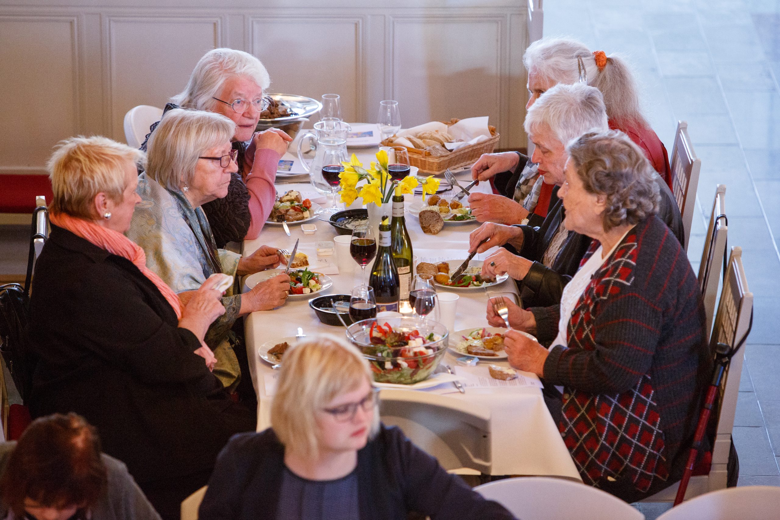 Fælles frokost Fotograf: Christian Roar Pedersen, 23203099